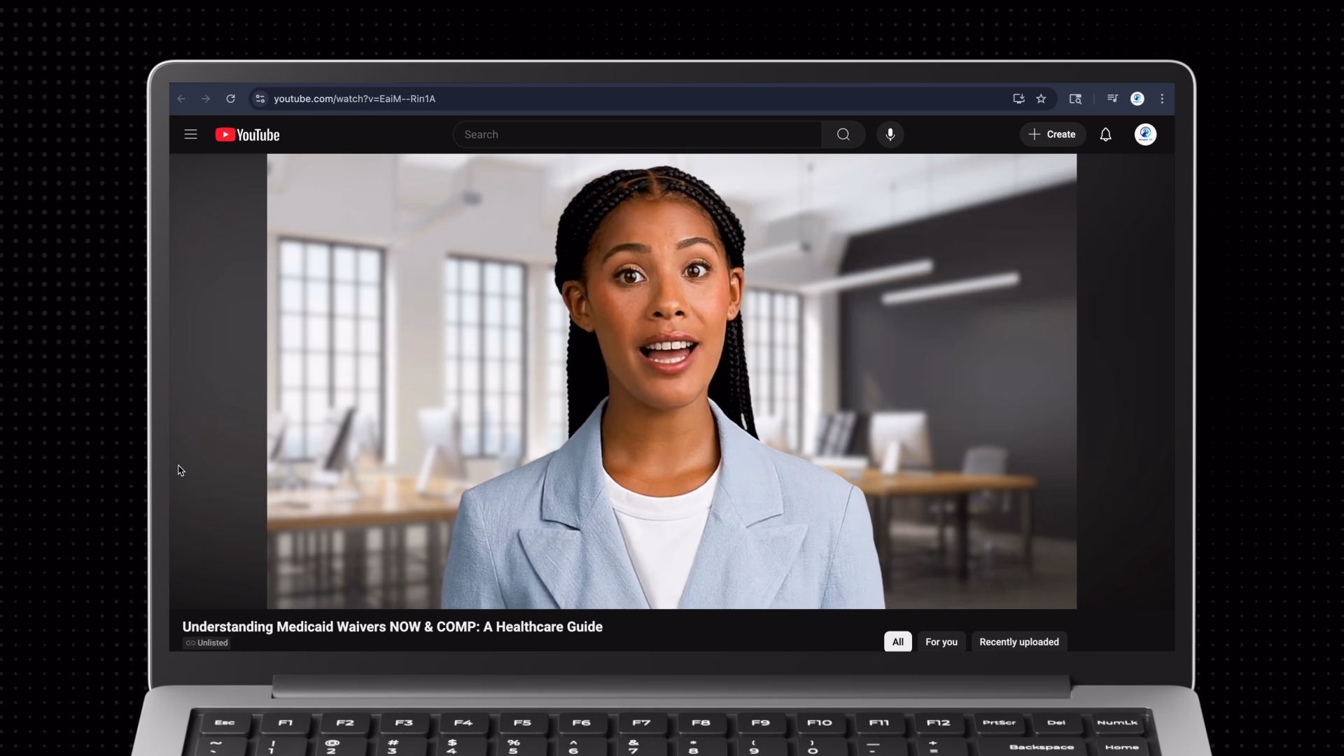 A published Navigate IDD video on YouTube