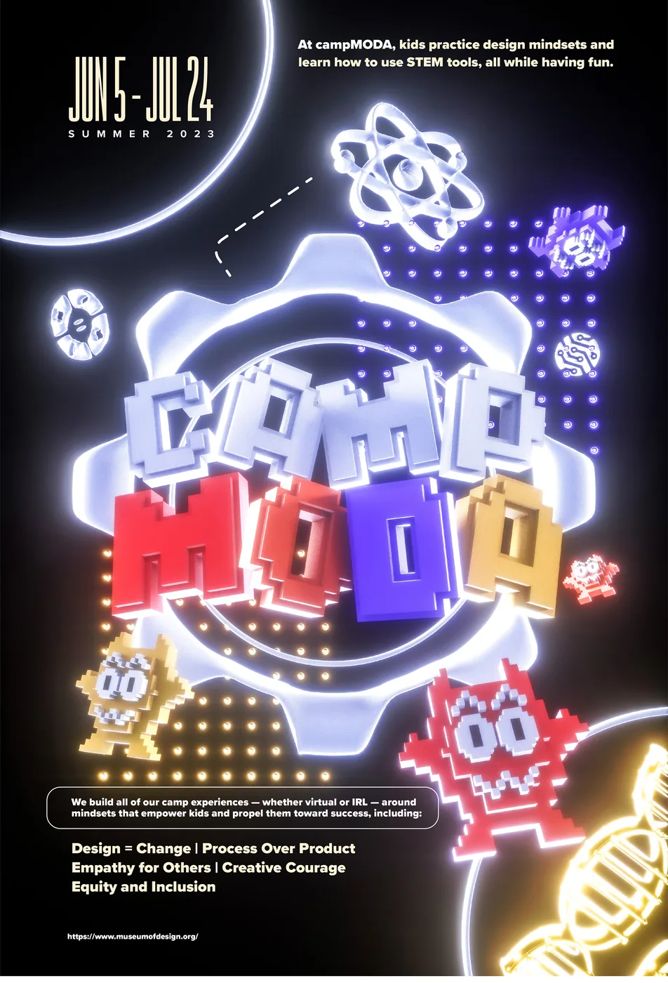 Camp MODA event poster