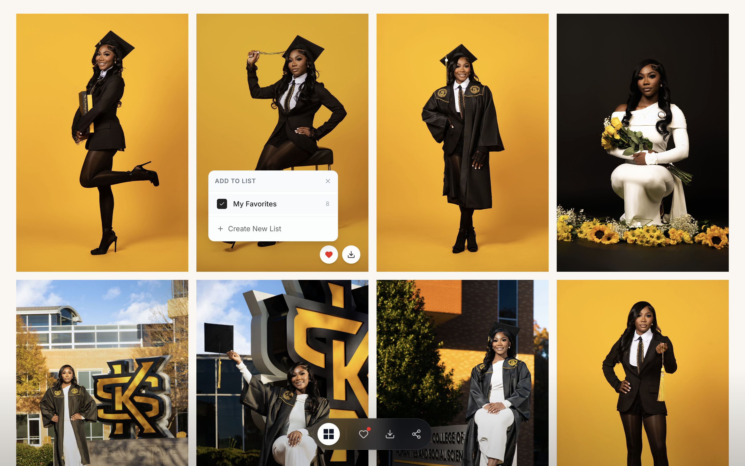 TRISP Client Portal with masonry gallery and favorites system - Image 3