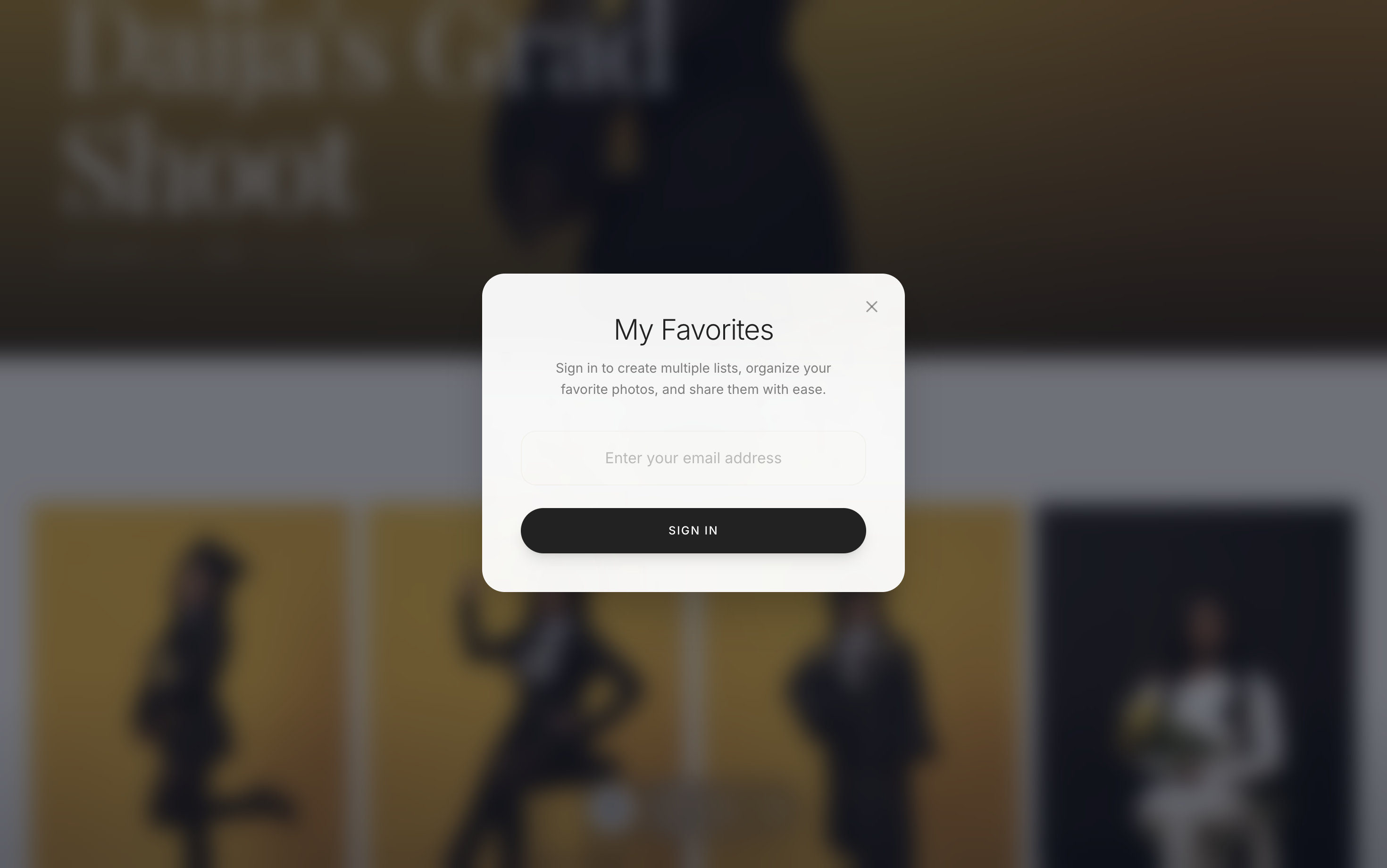 TRISP Client Portal with masonry gallery and favorites system - Image 4
